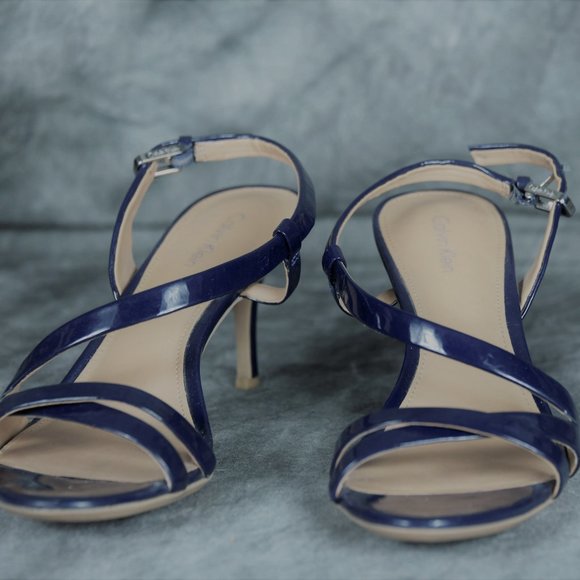 calvin klein strap heels